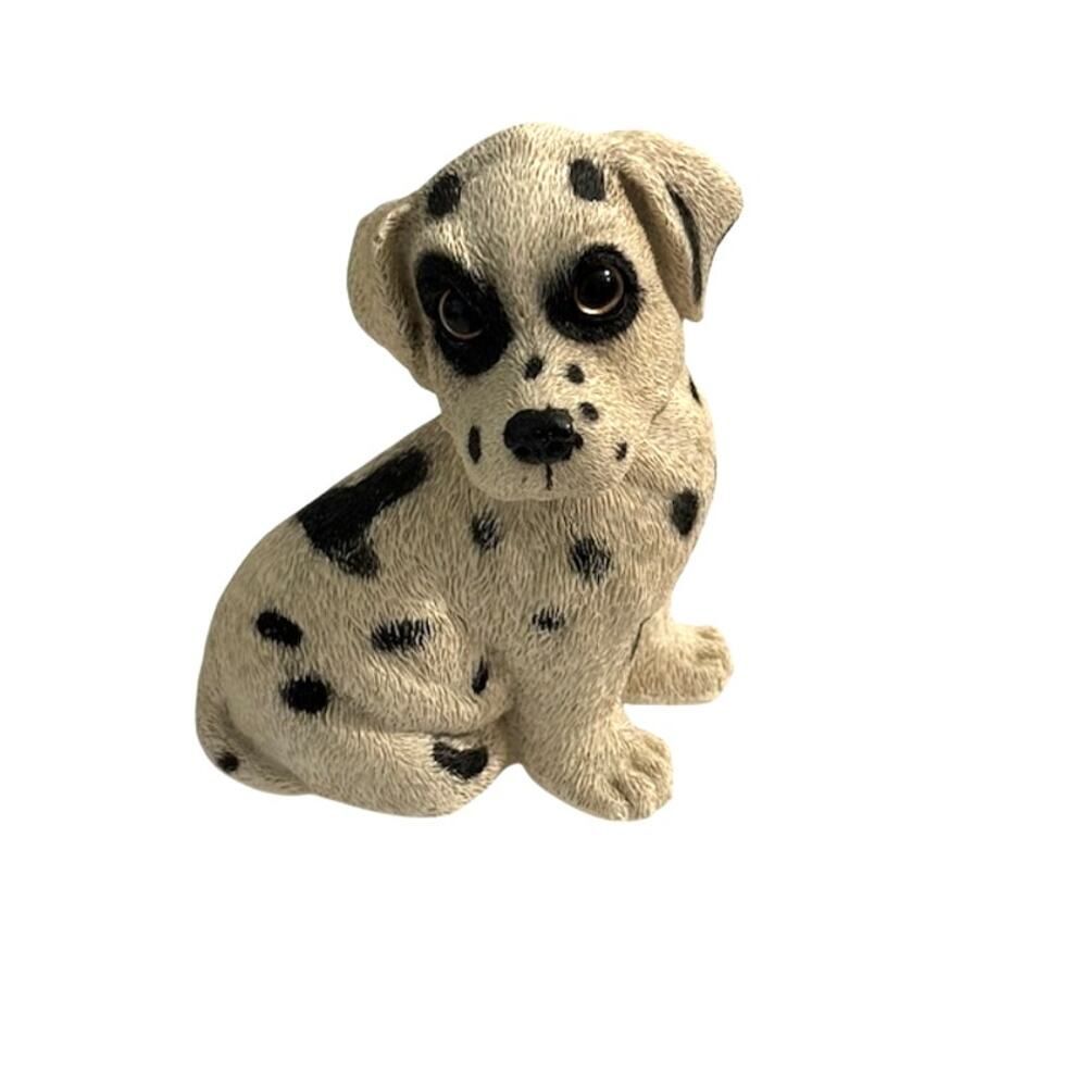 Dalmation Puppy Dog Resin Figurine Music Box 7" Plays "You've Got a Friend"